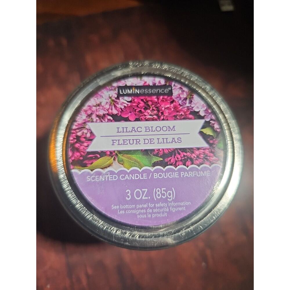 Luminessence Lilac Bloom Jar Candle 3oz